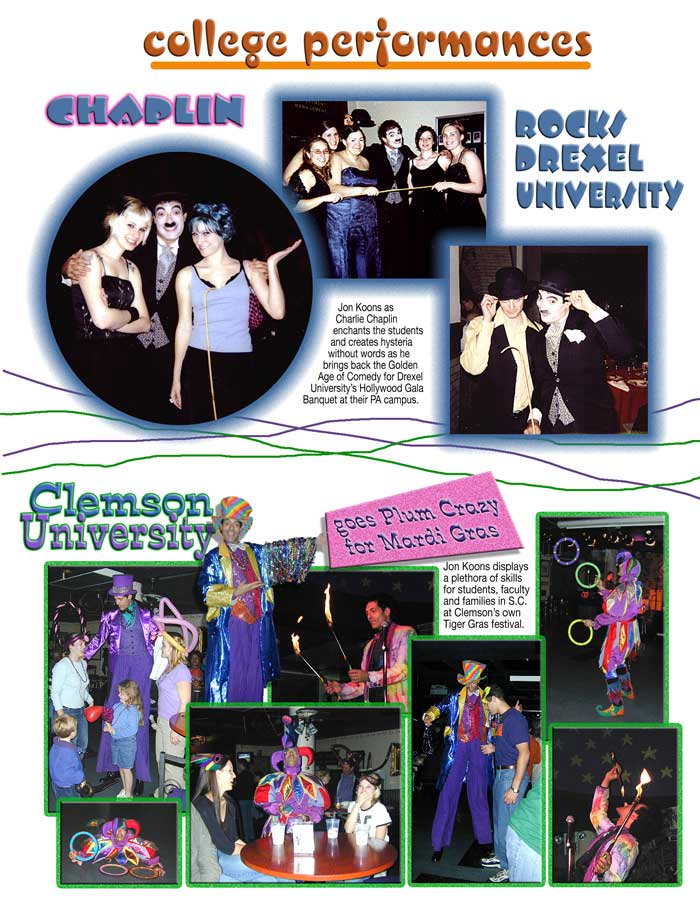 College PERFORMANCES-